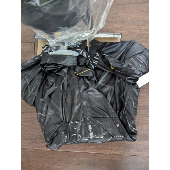 NEW Batman Halloween Dress Up Costume Boys Medium 8 with Mask - Picture 5 of 6